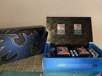 Mega Charizard X Ex Ultra-Premium Collection GEÖFFNET! Mit 50Kt. Neu Bestückt