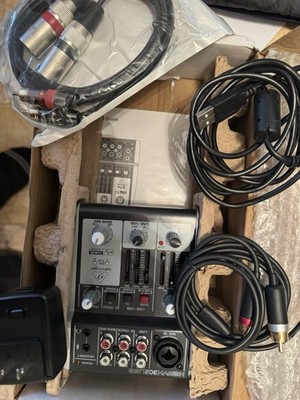 Behringer XENYX 302USB 5-Input Professional DJ Mixer USB Interface
