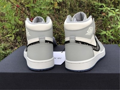 Size 11 - Jordan 1 x Dior High Gray for sale online | eBay