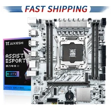 JUXIESHI X99 White Motherboard DDR4 for Intel Xeon E5 V3 V4 LGA 2011-3 Processor