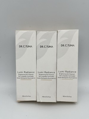 3 Each FARMASI DR. C. TUNA LUMI RADIANCE BRIGHTENING GEL CLEANSER 100ml 3.4oz