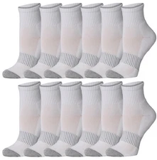 Tipi Toe Womens Quarter Cushioned With Arch Support Athletic Sports Socks