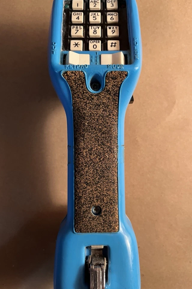 Винтажный тестовый набор тестеров телефонной линии GTE G89 Lineman's Butt - синий - Изображение 3 из 4