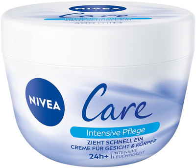 NIVEA Creme Care Intensive Pflege, Gesicht- Und Körperpflege Mit 24H Intensiver