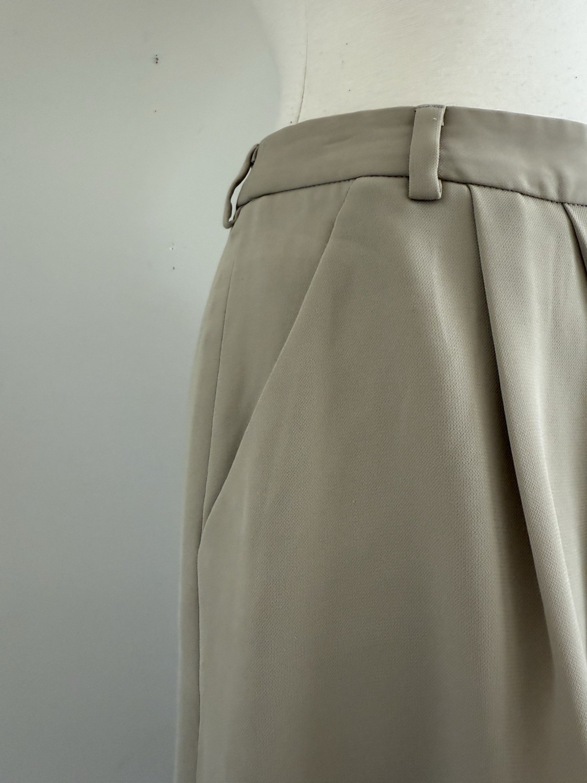 GIORGIO ARMANI POLYESTER ELASTANE PLEATED LINED P… - image 5