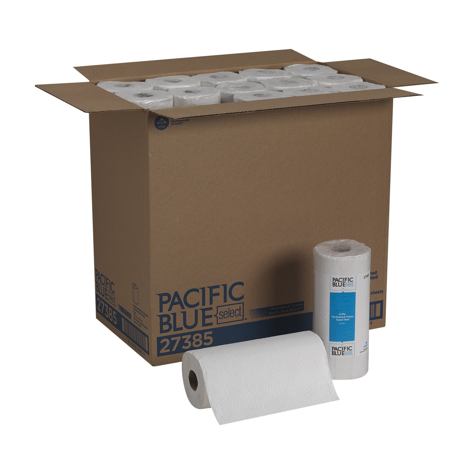 Georgia Pacific Blue Select Perforated Paper Towel Rolls 8.8 X 11" 27385 30 Ct