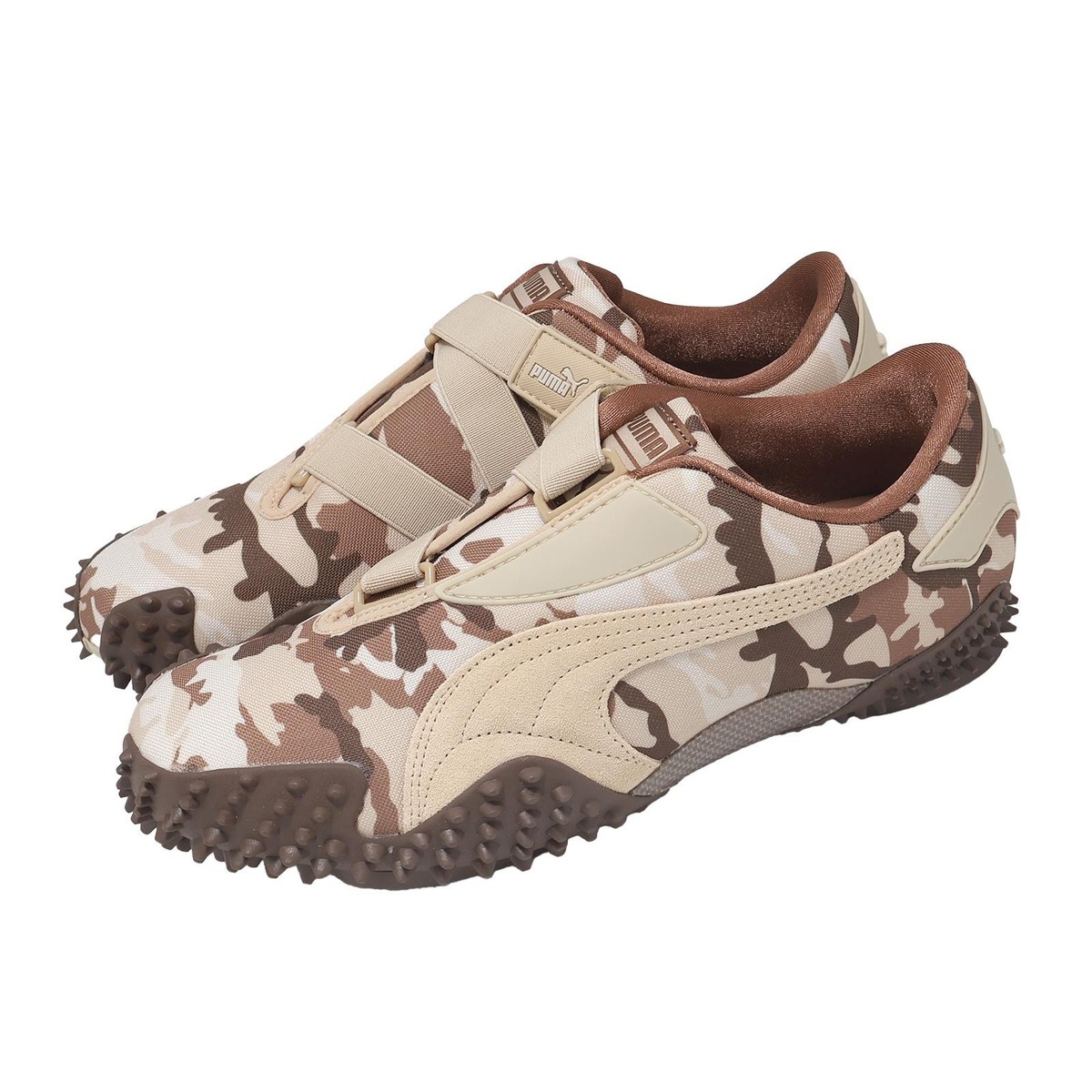 Puma Mostro Camo Light Sand Espresso Brown Men Unisex Casual Shoes
