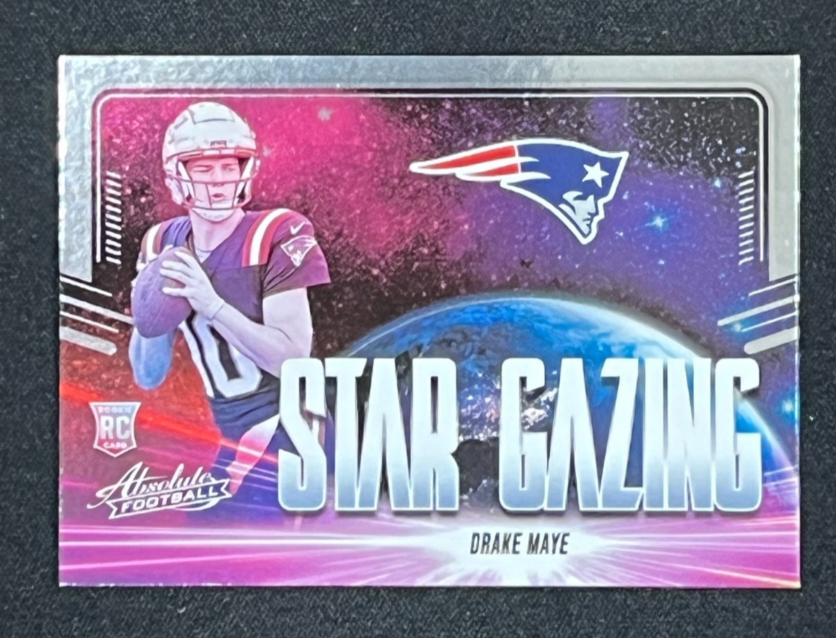 2024 Panini Absolute #SG-DME Drake Maye RC Star Gazing Patriots