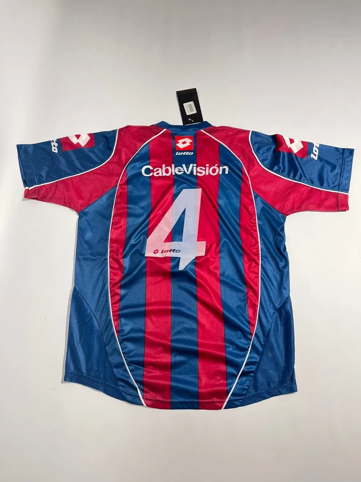 Camiseta de fútbol SAN LORENZO (argentina) home lotto 2004 utileria #4 t.m Foto 3 de 4