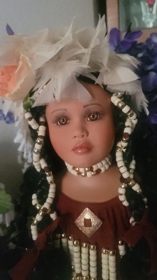 34in Rustie Porcelain Doll-Soft Willow