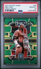 2024 WWE Select Oba Femi Green Prizm /5 #38 PSA GEM MINT 10 🔥💎