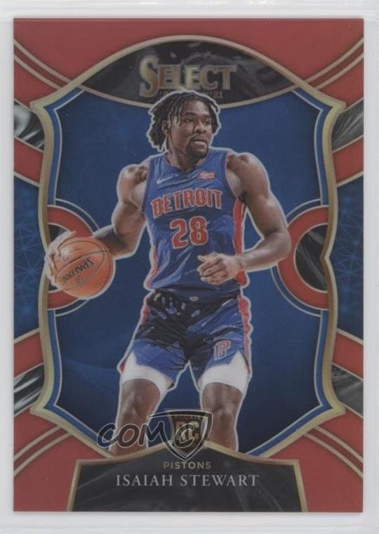 2020-21 Panini Select Concourse Red Prizm /199 Isaiah Stewart #76 hn8