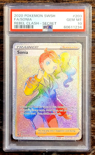 Sonia graded PSA 10 for sale on eBay
