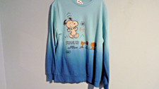 Peanuts Grow Happiness 50 Snoopy Woodstock L ARGE Sweatshirt NWT