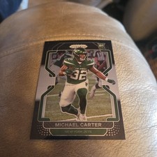 2021 Panini Chronicles Prizm Michael Carter (RC) Prizm Black Jets #PB-20