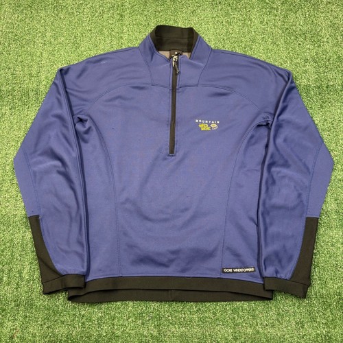 Mountain Hardwear, Vintage Mountain Hardwear Gore Windstopper 1/4 Zip Pullover Jacket Blue Mens M