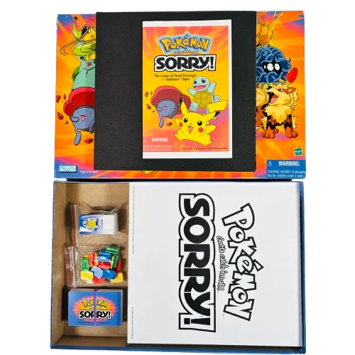 Покемон Извините! Настольная игра от Parker Brothers Hasbro 2000 винтаж  - Изображение 2 из 4