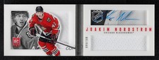 2013 Panini Playbook Rookie Booklet Jersey /199 Joakim Nordstrom #153 Auto 00ht