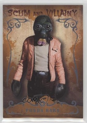 2015 Topps Star Wars Masterwork Scum & Villainy Ponda Baba #SV-8 07d9