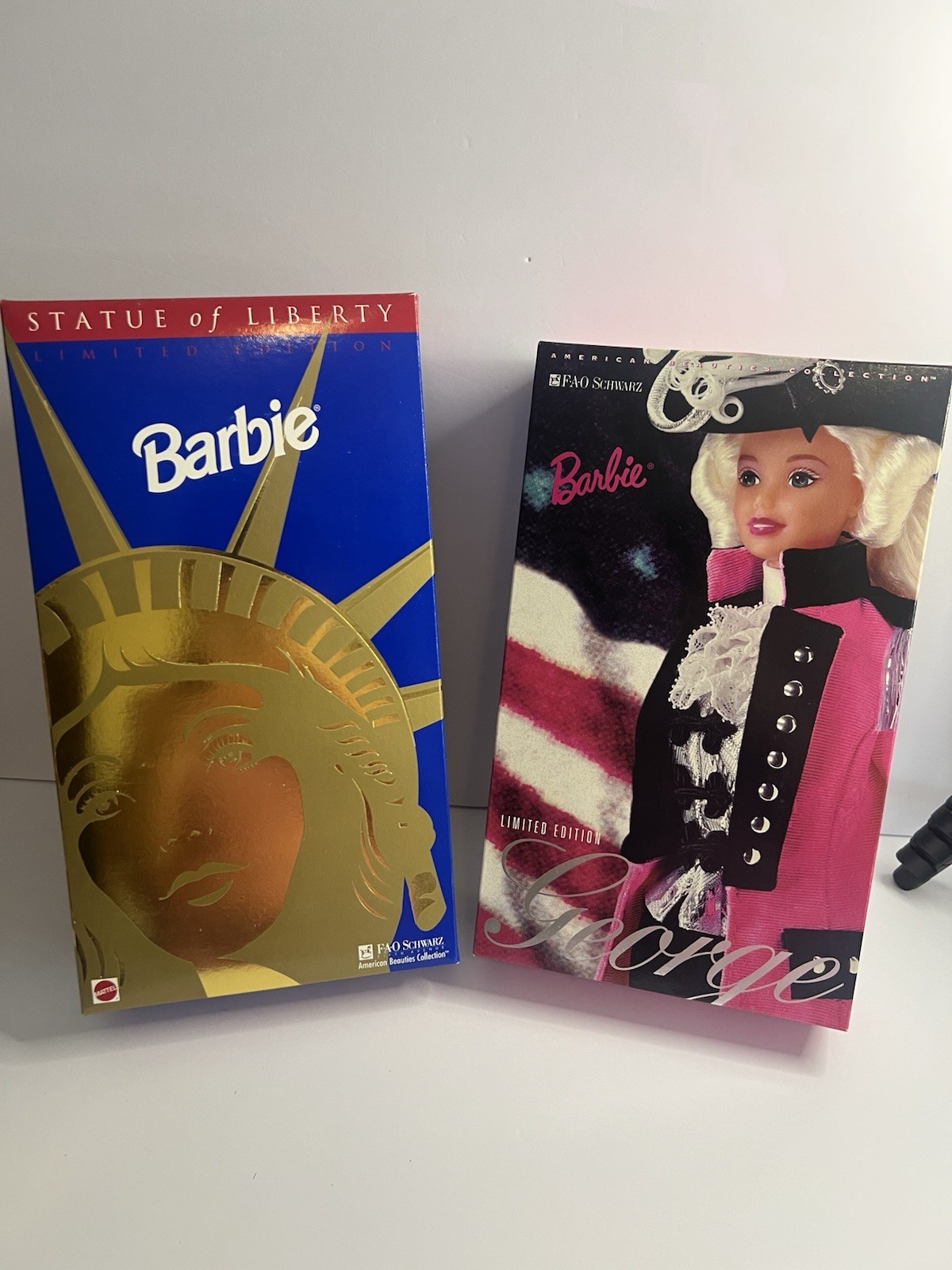 Mattel Patriotic Barbie Dolls, Set Of Two