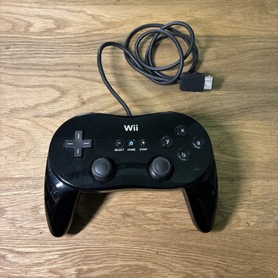schwarzer Nintendo Wii Classic Controller Pro