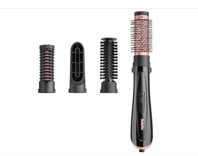 BaByliss Perfect Finish - 1000W Warmluftbürste. 3 Aufsätze, AS126E
