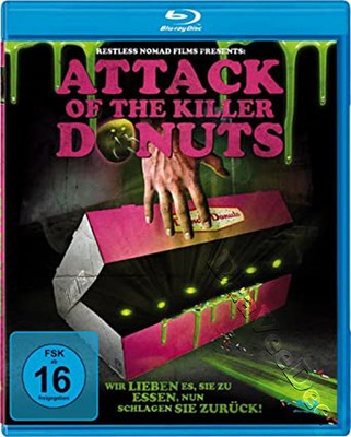 Attack of the Killer Donuts NEW Cult Blu-Ray Disc Scott Wheeler Justin Ray