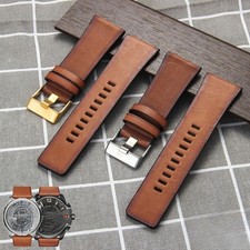 For Diesel DZ4476/4482 7408 7406 4318 Genuine Leather Watch Strap 22 24 26 28mm