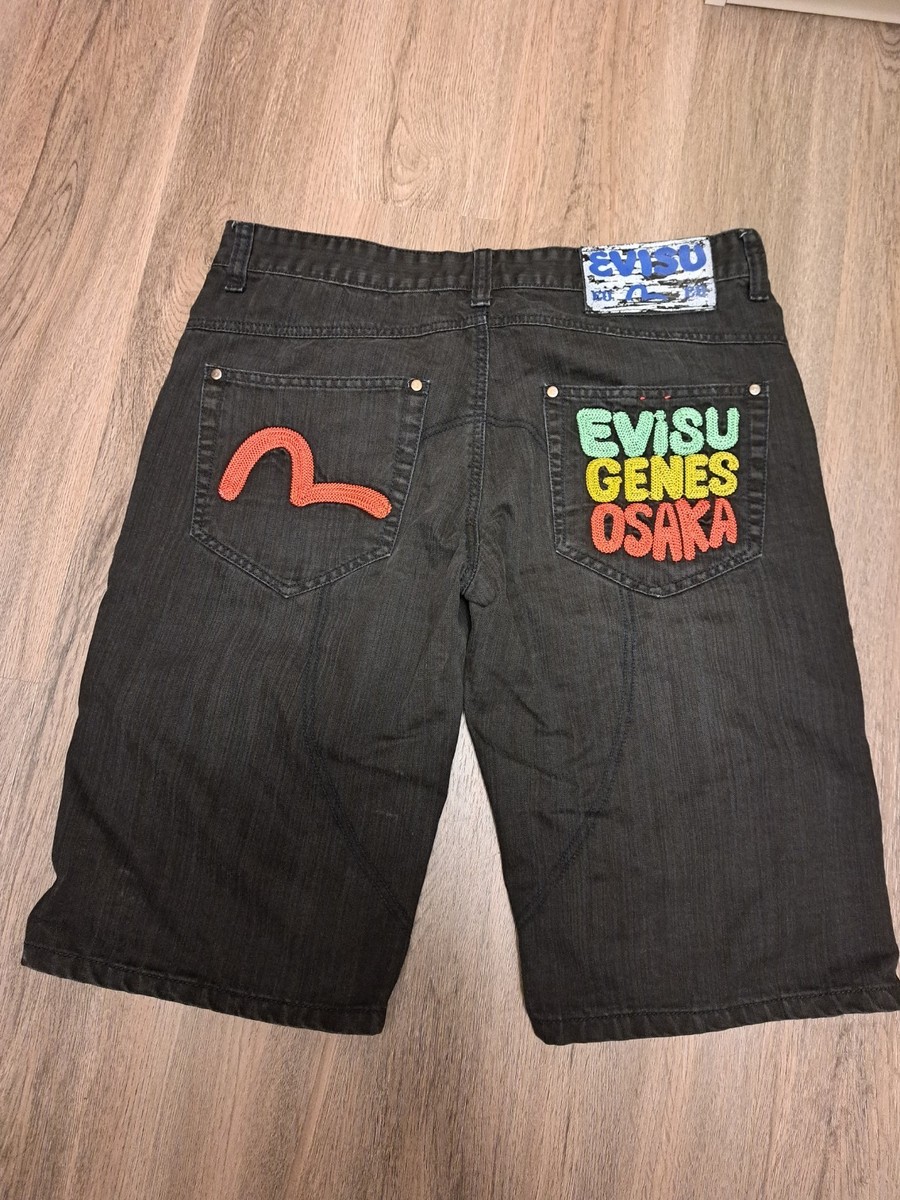Unique rare vintage Evisu Genes Osaka Denim Jorts. | eBay