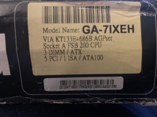 Gigabyte GA-7IXEH with AMD K6-2 Installed In Box Untested - Picture 5 of 5