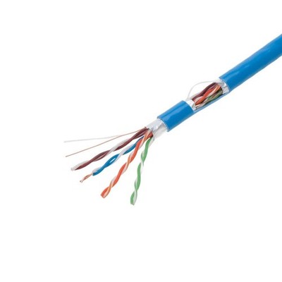 1000ft Cat5e Solid 24AWG Shielded Cable FTP Cat5 Bulk Pull Box Network Copper...