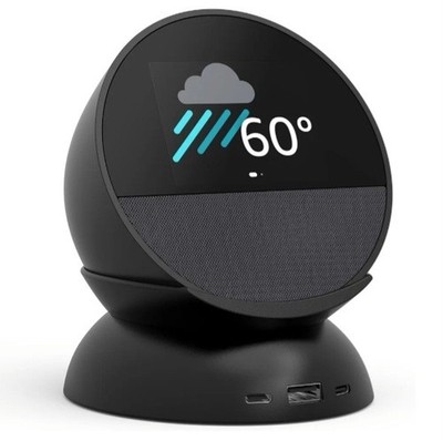 Made for Amazon Stand with USB-C and USB-A Charging Ports for Echo Spot (2024
