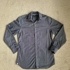 Banana Republic Dress Shirt Mens Medium Non Iron Grant Fit Patterned