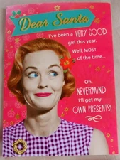 'Good To Be Bad", (1) Leanin' Tree Christmas Card, New With (1) Envelope