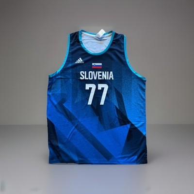 Original Adidas Luka Doncic NBA Jersey Slovenia Olympia 2021 Mavericks Lakers XL