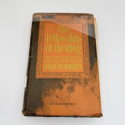 J.R.R. Tolkien The Fellowship of The Ring Revised 2nd Ed 1st Printing 1966 Map