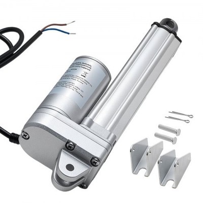 12V Linear Actuator, 4 Inch IP65 Waterproof Linear Actuator, 675lbs/3000N 0.2''/s