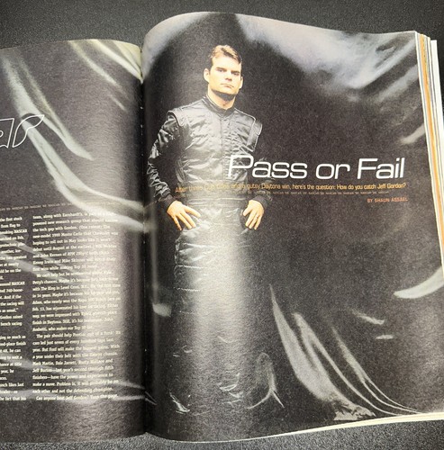 ESPN Magazine NASCAR ’99 First Copy Jeff Gordon #1 Winner, March 8 1999 G.Force - Picture 10 of 12