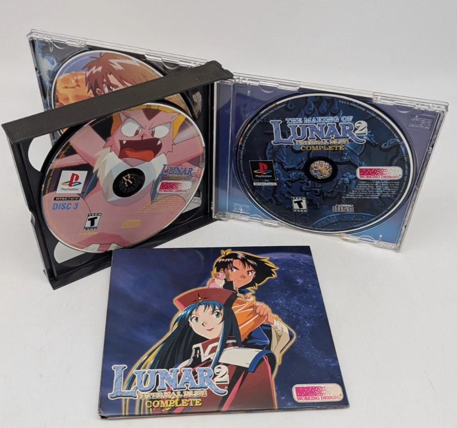 "Lunar 2 Eternal Blue Complete" Sony Playstation 1 unvollständig *HÄNDLER* - Bild 4 von 4