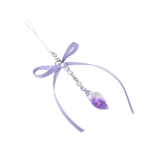 Eye Catching Bowknot Mobile Phone Lanyard Flower Embellishment Keychain Keyring - 第 9/11 張圖片