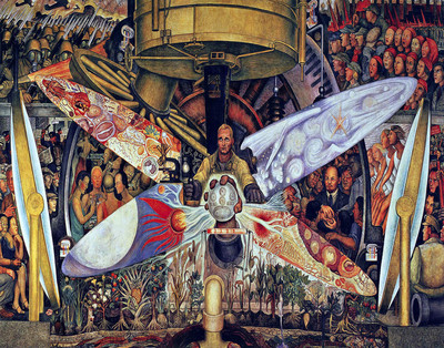 Diego Rivera Man Controller Of The Universe Print 11 x 14
