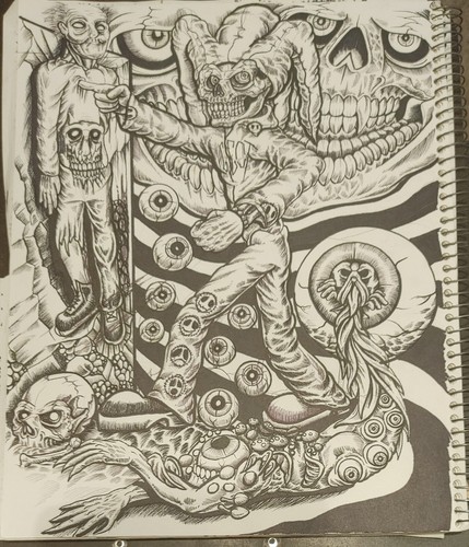 Maggot psichedelico (originale 11x14in) - Foto 5 di 5