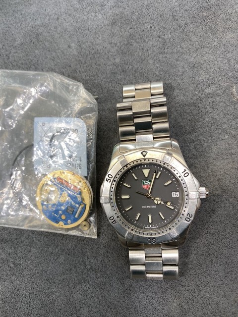 Tag Heuer 2000 â WK1112 Classic Professional Watch Mens Silver 37mm for sale online | eBay