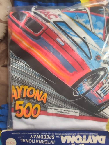 Vtg. Daytona 500 T Shirt Ponitac Size XXL Thin Single Stitch Racing New Sealed - Picture 4 of 7