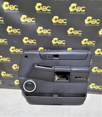 2005-2007 Hummer H2 Right Front Door Trim Panel Leather Ebony OEM
