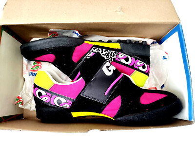 Chaussures VTT Vintage Gaerne Nero – Neuves Boîte, Taille 46, Italie, L’Eroica