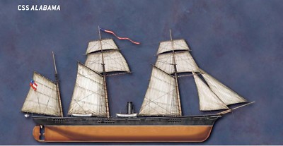 Revell CSS Alabama 1:96 - Flags and Draft scales for model | eBay