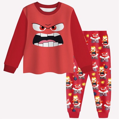 Alles steht Kopf Wut Nachtwäsche Schlafanzug Kinder Pyjama Set Inside Out Anger