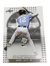 Leaf Perfect Game National Showcase Bobby Witt Jr. 2018 #032 for