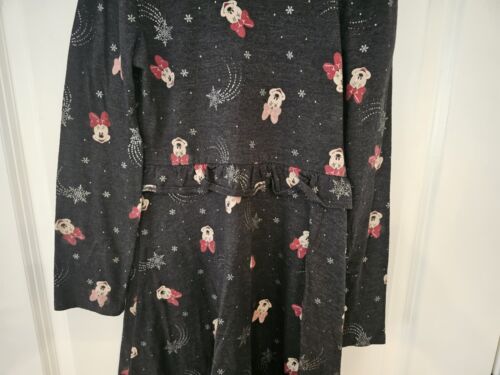 Jumping Beans Disney Winter Holiday Long Sleeve Girls Minnie Mouse Dress Size 6 - Picture 3 of 9